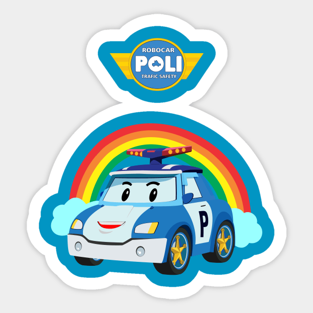 ROBOCAR POLI Sticker by GOPLAY